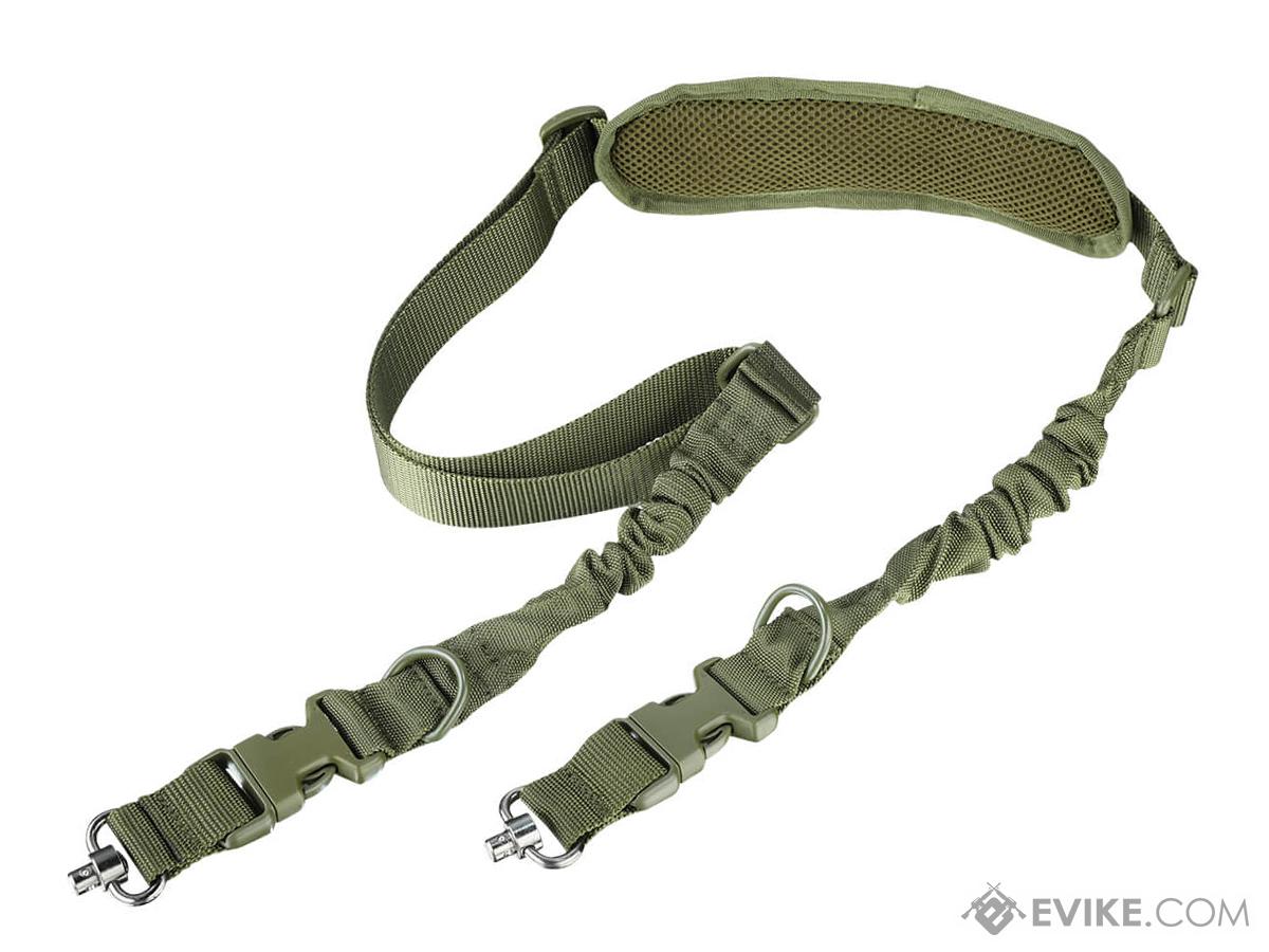 Tacbull FrontEdge Two-One Point Rifle Sling w/ QD Swivels (Color: OD Green)