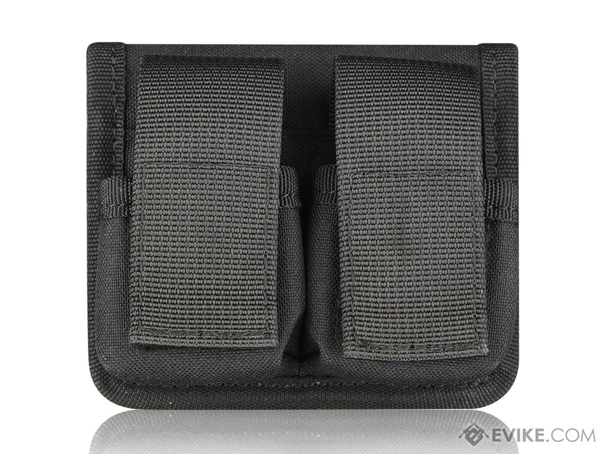 Tacbull Double Revolver Speed Loader Pouch (Color: Black)