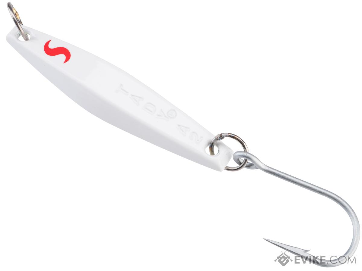 Tady A2 Fixed Single Hook Jig (Color: White Red S Glow)