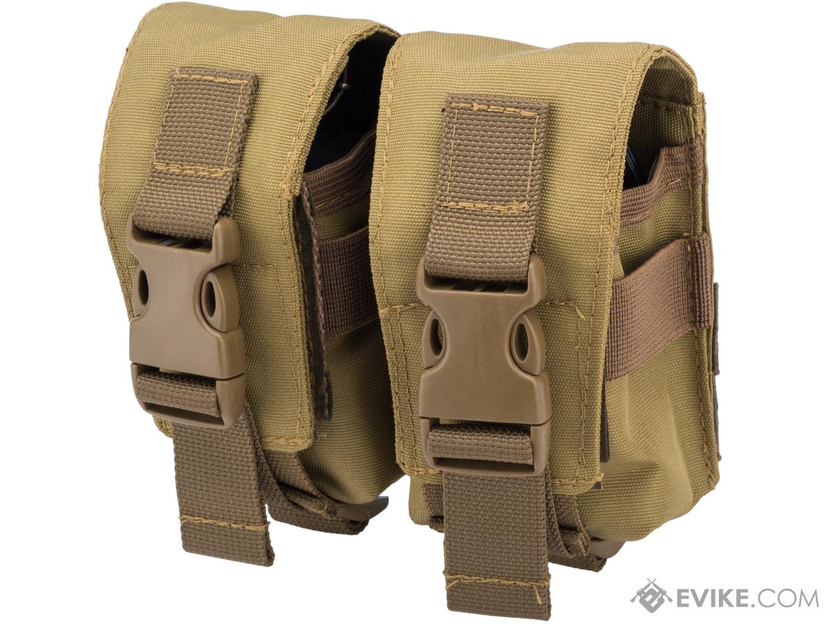 TAGinn Double Frag Grenade Pouch (Color: Coyote Tan)