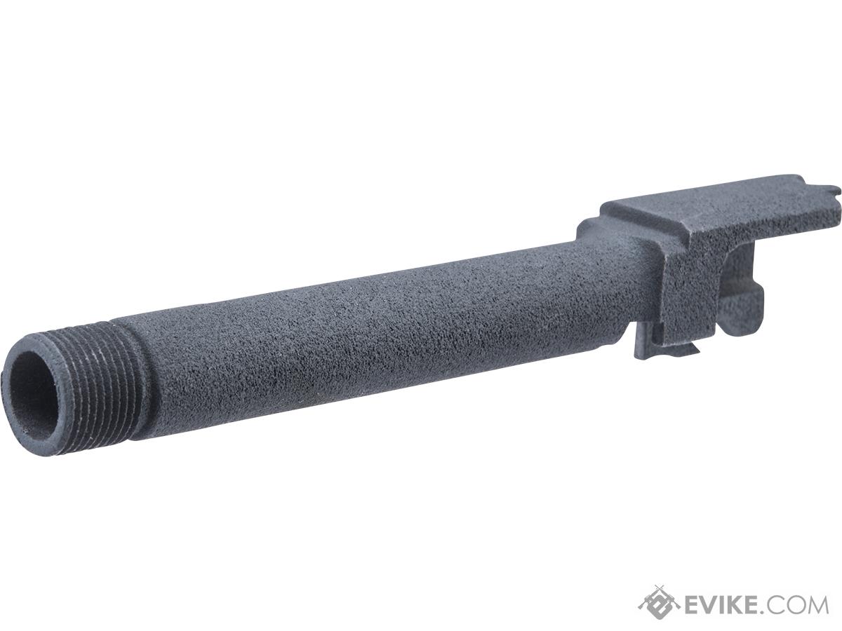 Tapp Airsoft 3D Printed Threaded Barrel w/ Custom Cerakote for Tokyo Marui M&P Gas Blowback Airsoft Pistols (Color: Sniper Grey)