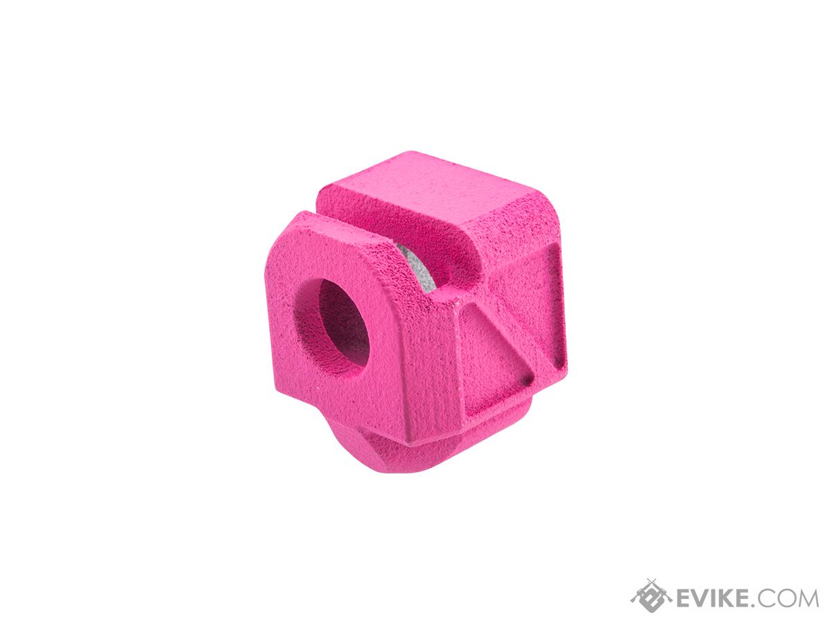 Tapp Airsoft 3D Printed 14mm Negative Stubby Compensator w/ Custom Cerakote for Gas Blowback Airsoft Pistols (Color: Prison Pink)