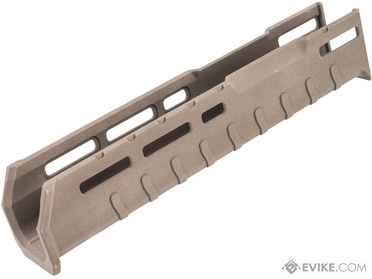 TAPP Airsoft Cerakote M-LOK Handguard for Tokyo Marui Saiga 12K Gas Blowback Airsoft Shotgun (Color: Dark Earth)