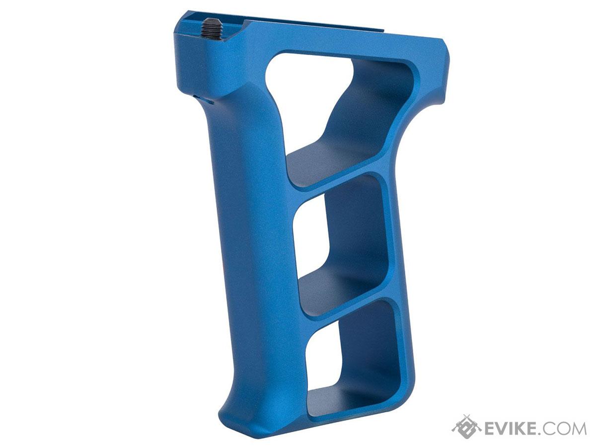 Tactical Dynamics CNC Aluminum Skeletonized Vertical Foregrip (Type: M-LOK / Blue)