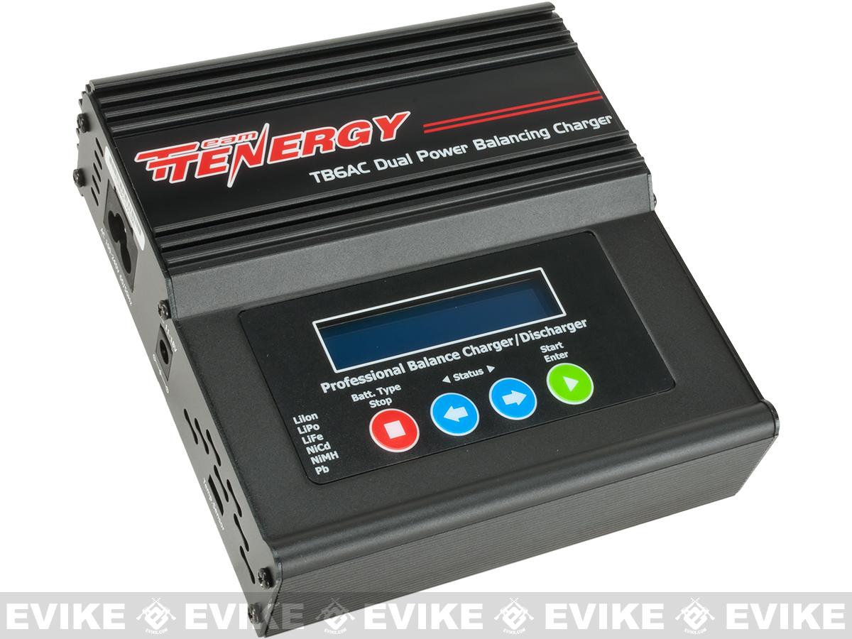 Tenergy TB6AC 50W AC/DC Dual Power Compact Balance Charger For NiMh ...