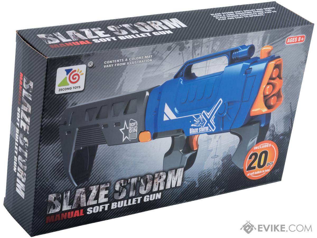 Blaze Storm Foam Blaster Foldable Pump Action Dart Gun 