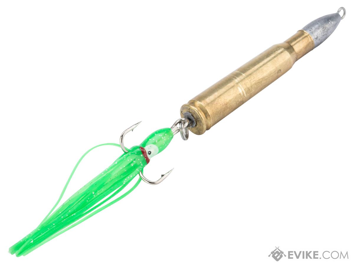 The Fishing Armory .50BMG Cod Round Lure (Color: Green / 12oz)