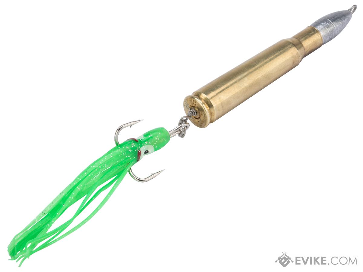 The Fishing Armory .50BMG Cod Round Lure (Color: Green / 6oz