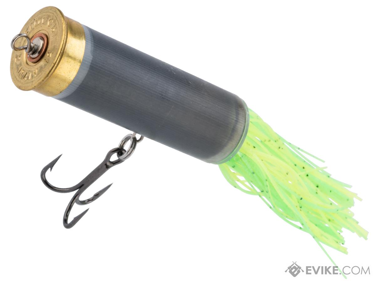The Fishing Armory 12 Gauge Shot Shell Popper Lure (Color: Chartreuse)