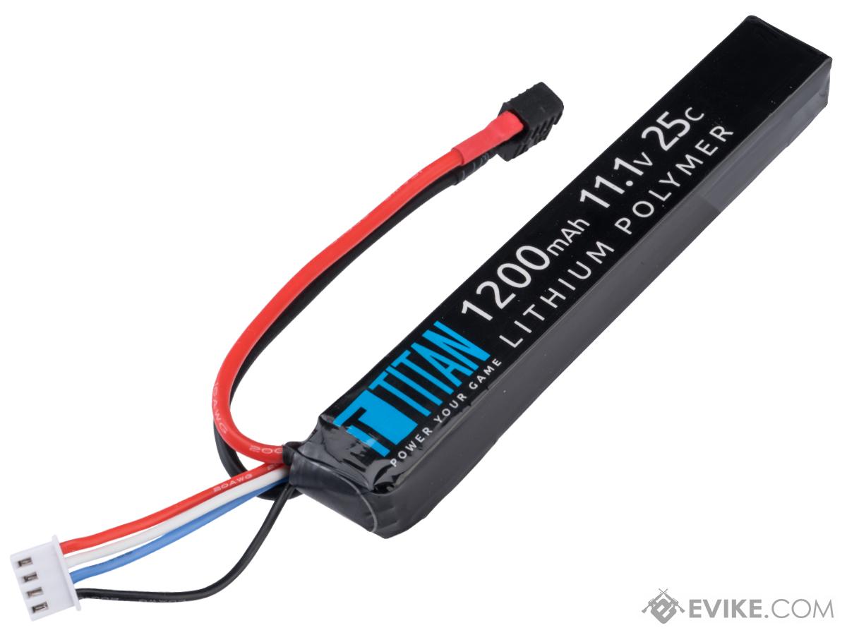 Titan Power 11.1v 25C Stick Type LiPo Battery (Connector: Deans / 1200mAh)