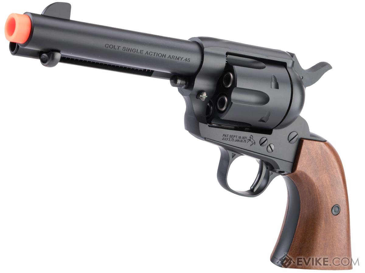 Tokyo Marui Colt-Licensed Single Action Army .45 Spring Airsoft Revolver (Model: Civilian 4.75 / Black)