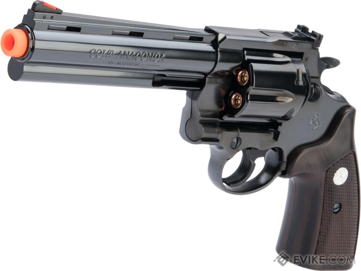 Marushin Colt Anaconda .44 Gas Powered Airsoft Revolver (Model: 6 / Blued Steel / ABS)