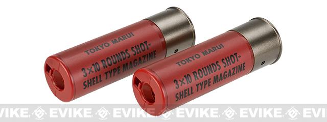 Tokyo Marui 30rd Shotgun Shells for TM Style Airsoft Shotguns (Color: Red / Pack of 2)