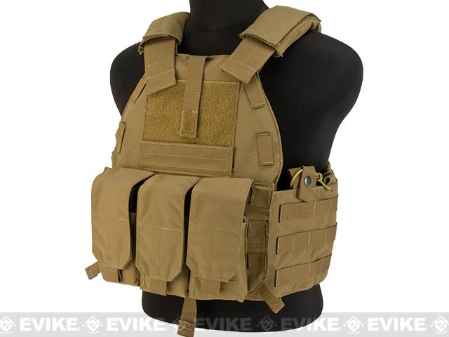 TMC 94K Plate Carrier (Color: Coyote Brown / M4 Type), Tactical Gear ...