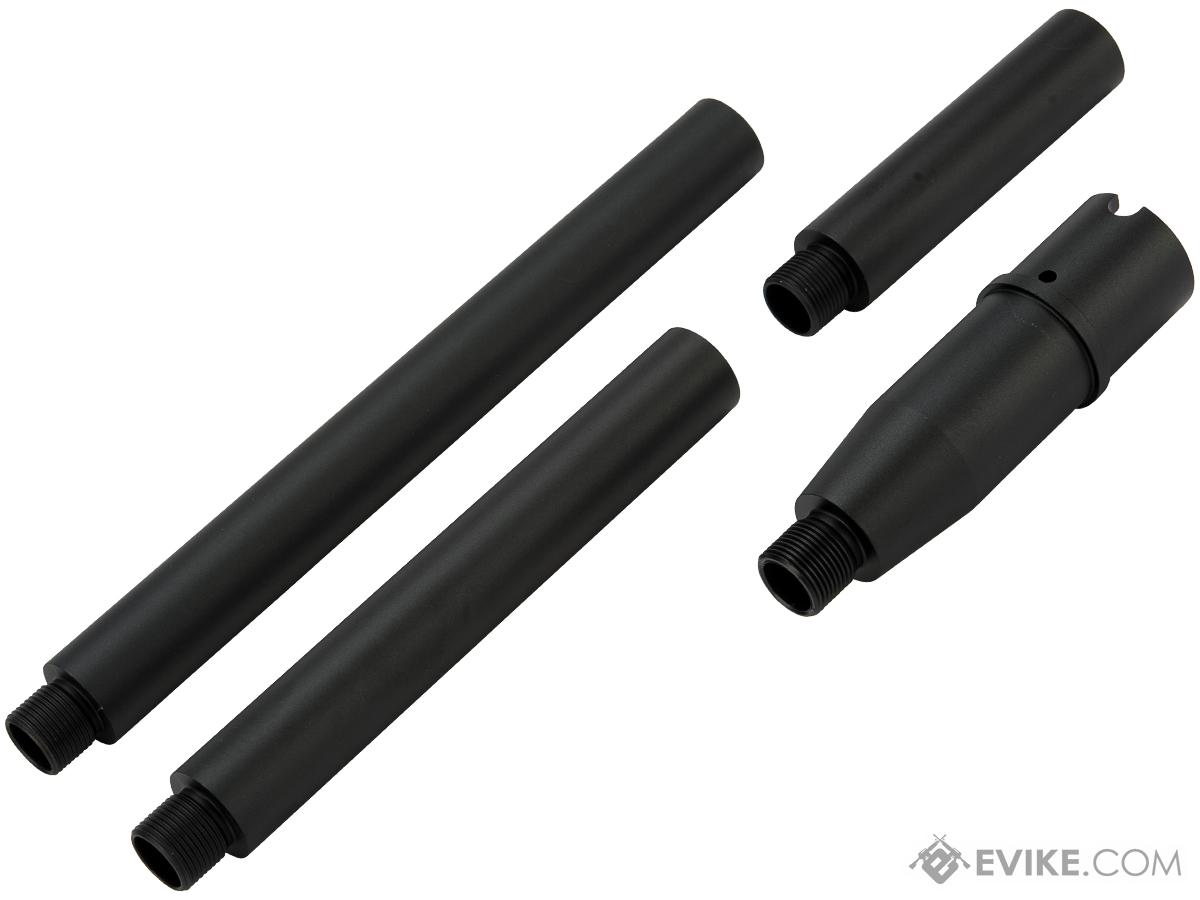 Tokyo Arms Multi-Length M4/M16 Outer Barrel Set (Color: Black / Systema PTW)