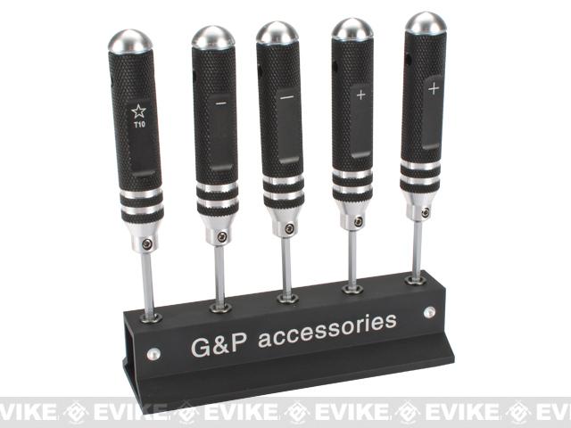 G&P Precision 5pc Screwdriver Set (Type: P/S)