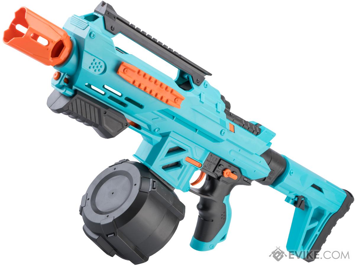 Battle Blaster SKD Automatic Electric Rechargeable Battery Powered Gel Ball Blaster (Color: Blue)