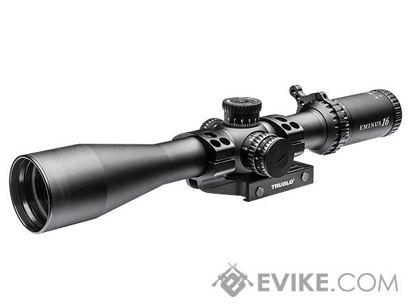 TruGlo Eminus 4-16x44 Illuminated Reticle Tactical Rifle Scope w/ APTUS-M Scope Mount