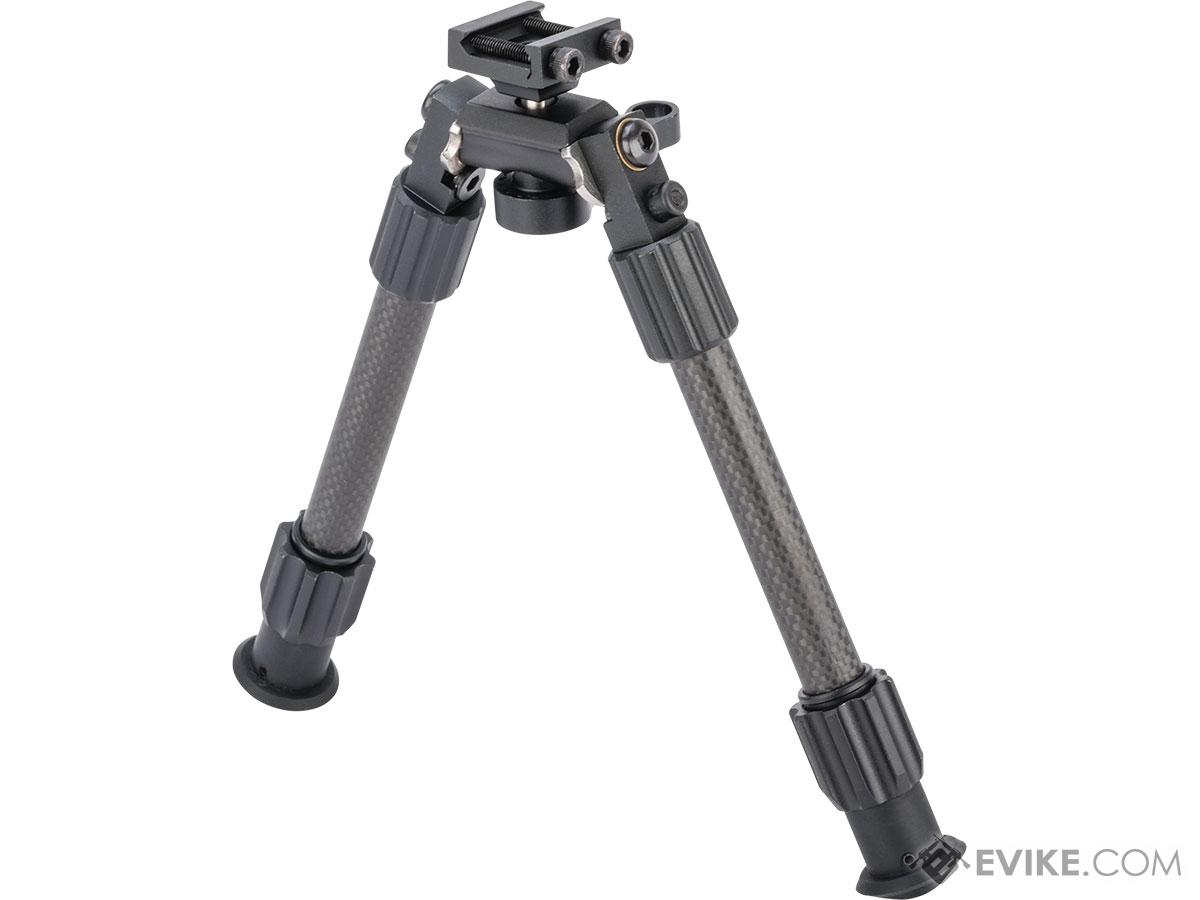 TruGlo Tac-Pod Pro Adjustable Carbon Fiber Bipod w/ Pivoting Picatinny Rail Mount (Size: 9 to 13)