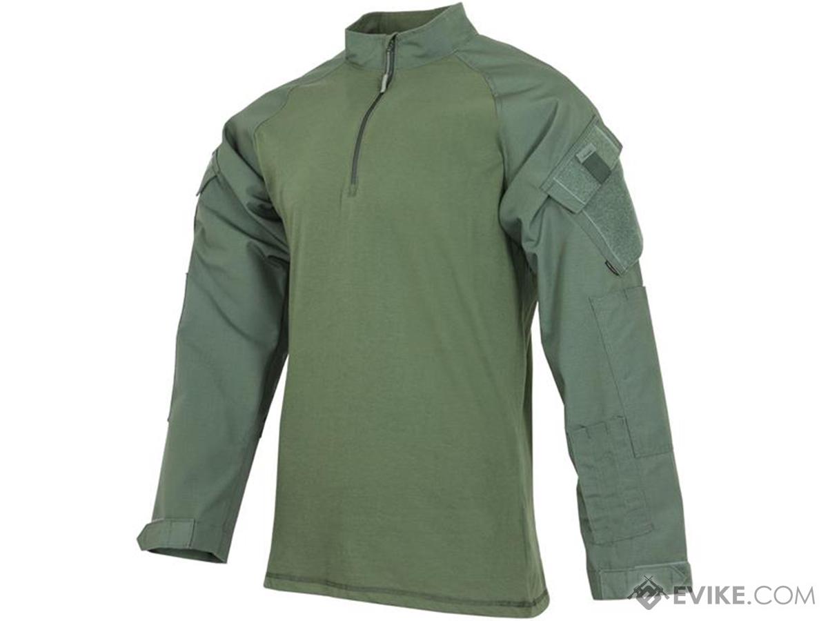 Tru-Spec Zip T.R.U. Combat Shirt (Size: X-Large-Regular / OD Green ...