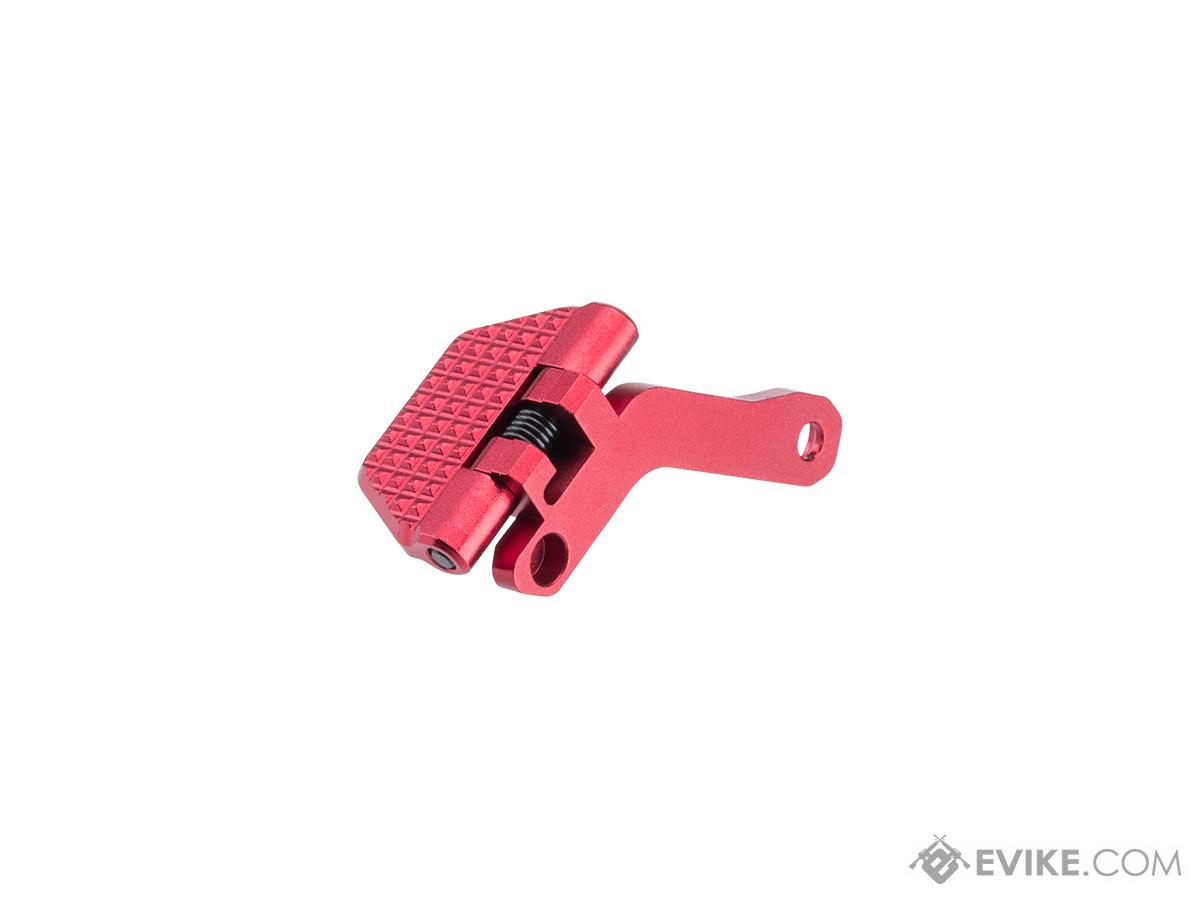 Titanium Tactical Industry Folding Thumb Rest for Action Army AAP-01 Gas Blowback Airsoft Pistols (Color: Red / Left Side)