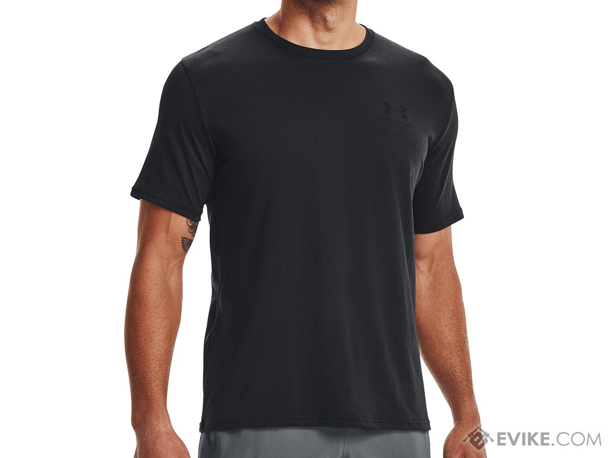 Under Armor Men's UA Left Chest Logo Short Sleeve T-Shirt (Color: Black / Small)