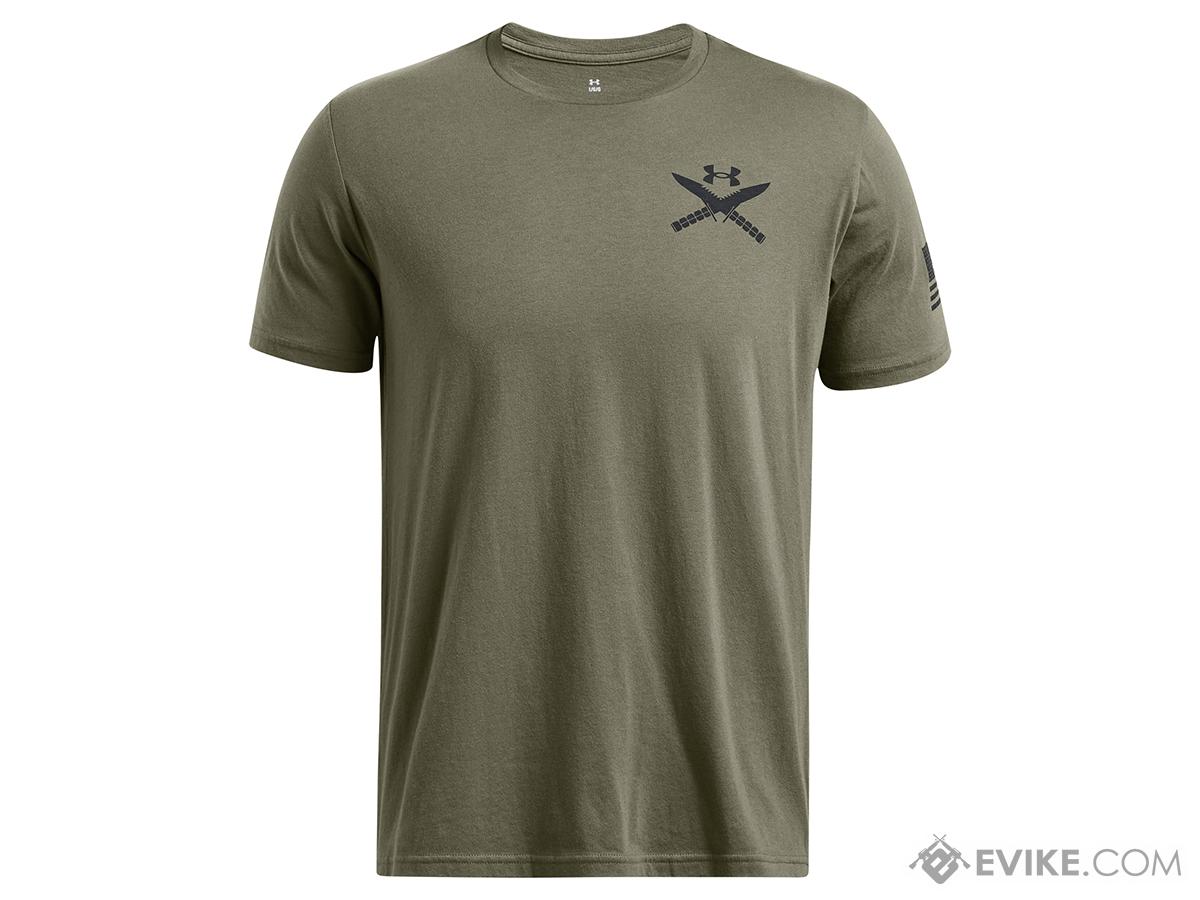 Under Armor UA Freedom Spine Tactical Division T-Shirt (Color: Green / Medium)