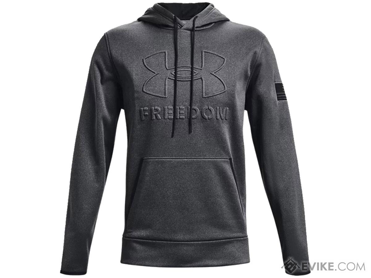Under Armour Men's UA Freedom Embossed Hoodie (Color: Carbon Black / X-Large)