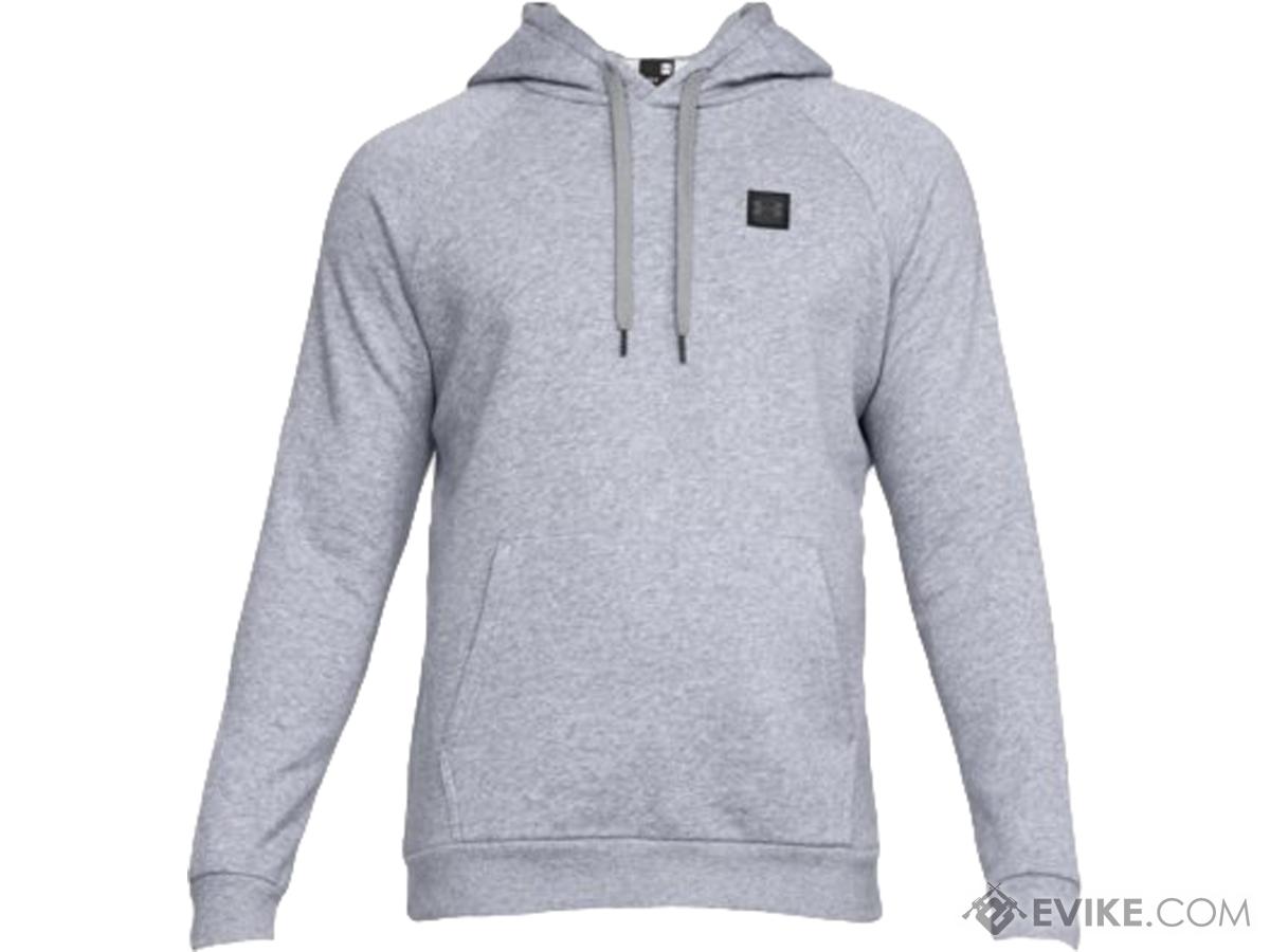 Under Armour UA Rival Fleece Pull Over Hoodie (Color: Steel / Small ...