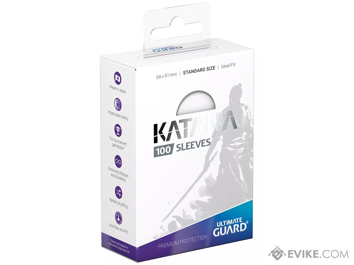 Ultimate Guard Katana Standard Sized Protective Card Sleeves (Color: White / 100ct Box)