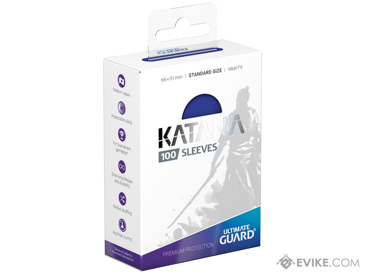 Ultimate Guard Katana Standard Sized Protective Card Sleeves (Color: Blue / 100ct Box)