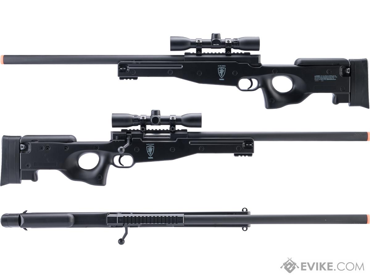 Elite Force Tundra Airsoft Bolt Action Sniper Rifle w/ 4x32 Scope ...