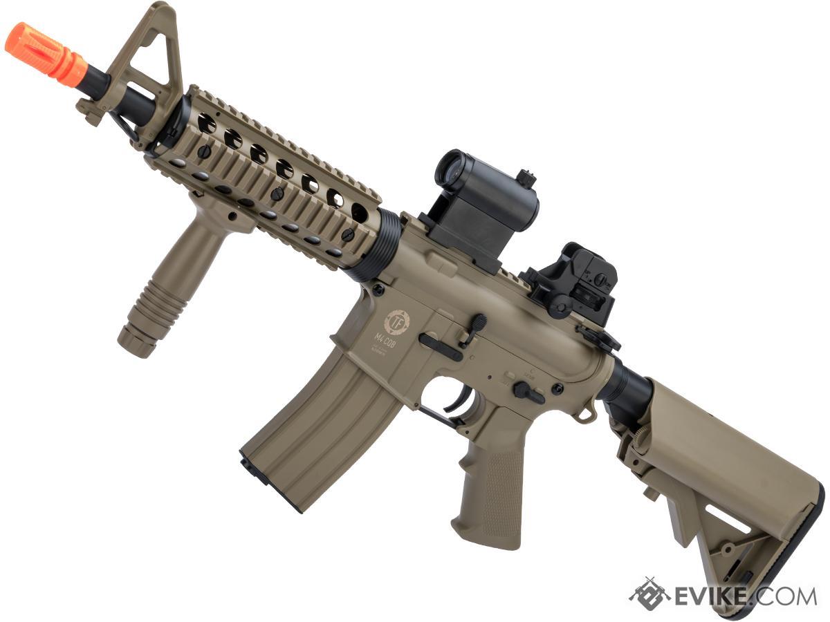 Tactical Force M CQB Sportline AEG Airsoft Rifle Kit By Elite Force Color Tan Airsoft Guns