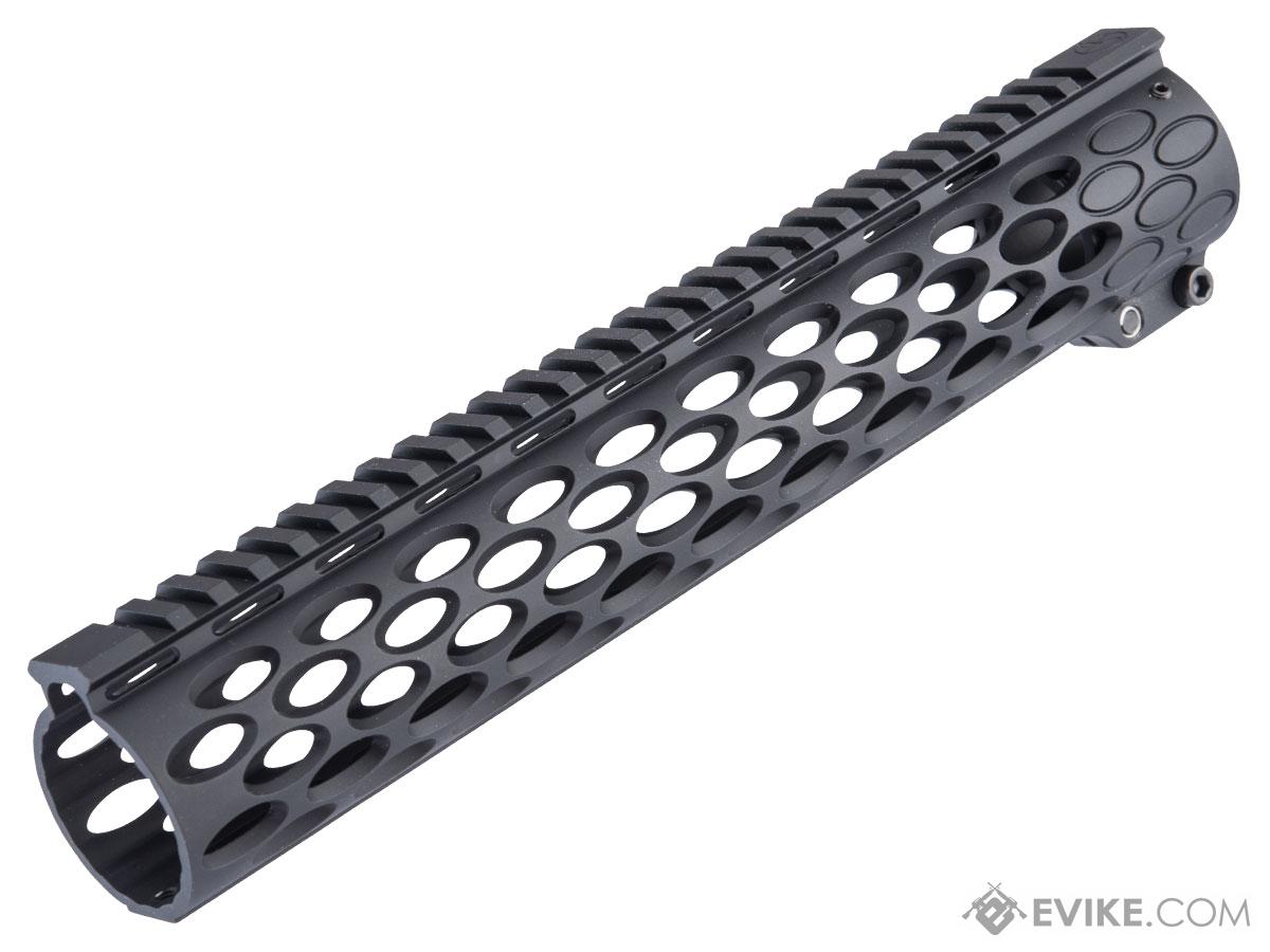 Unique ARs Slim Series CNC Machined Handguard for AR-15 Pattern Rifles (Model: Slim Oval / 12)