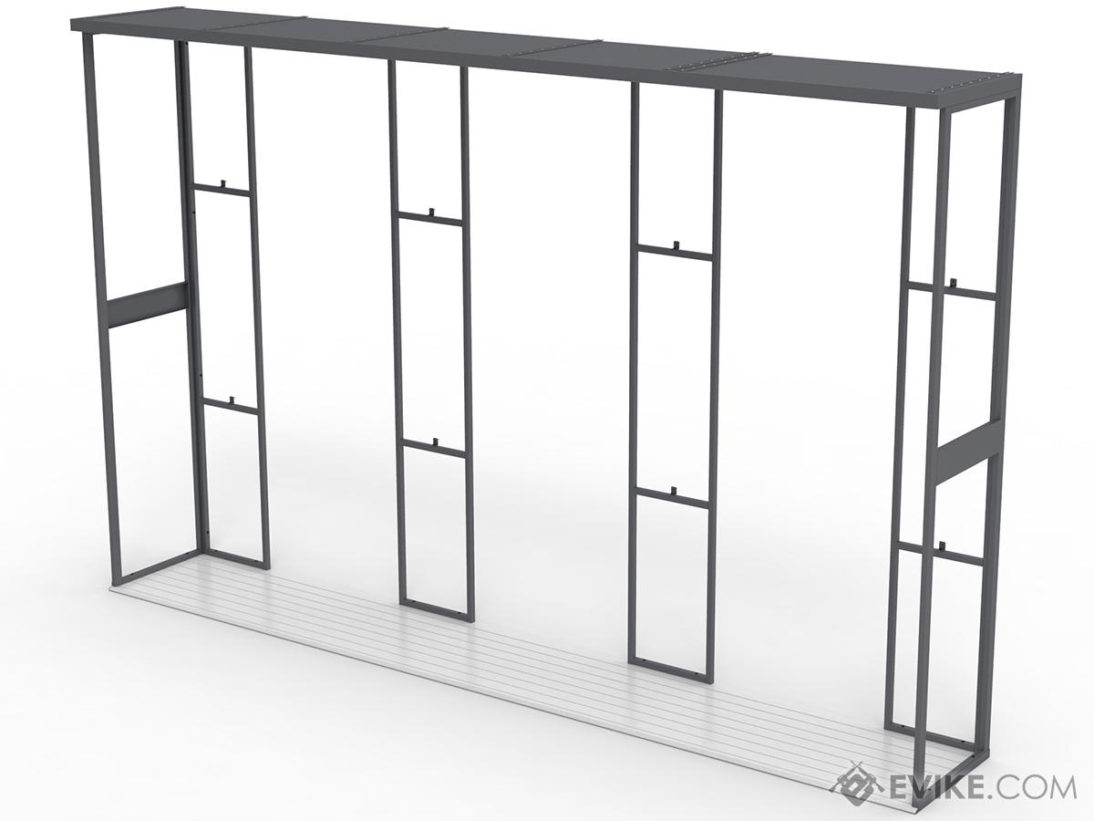 EMG Battle Wall System Weapon Display & Storage Solution Modular Sliding Wall Rack (Model: Large Frame Only)