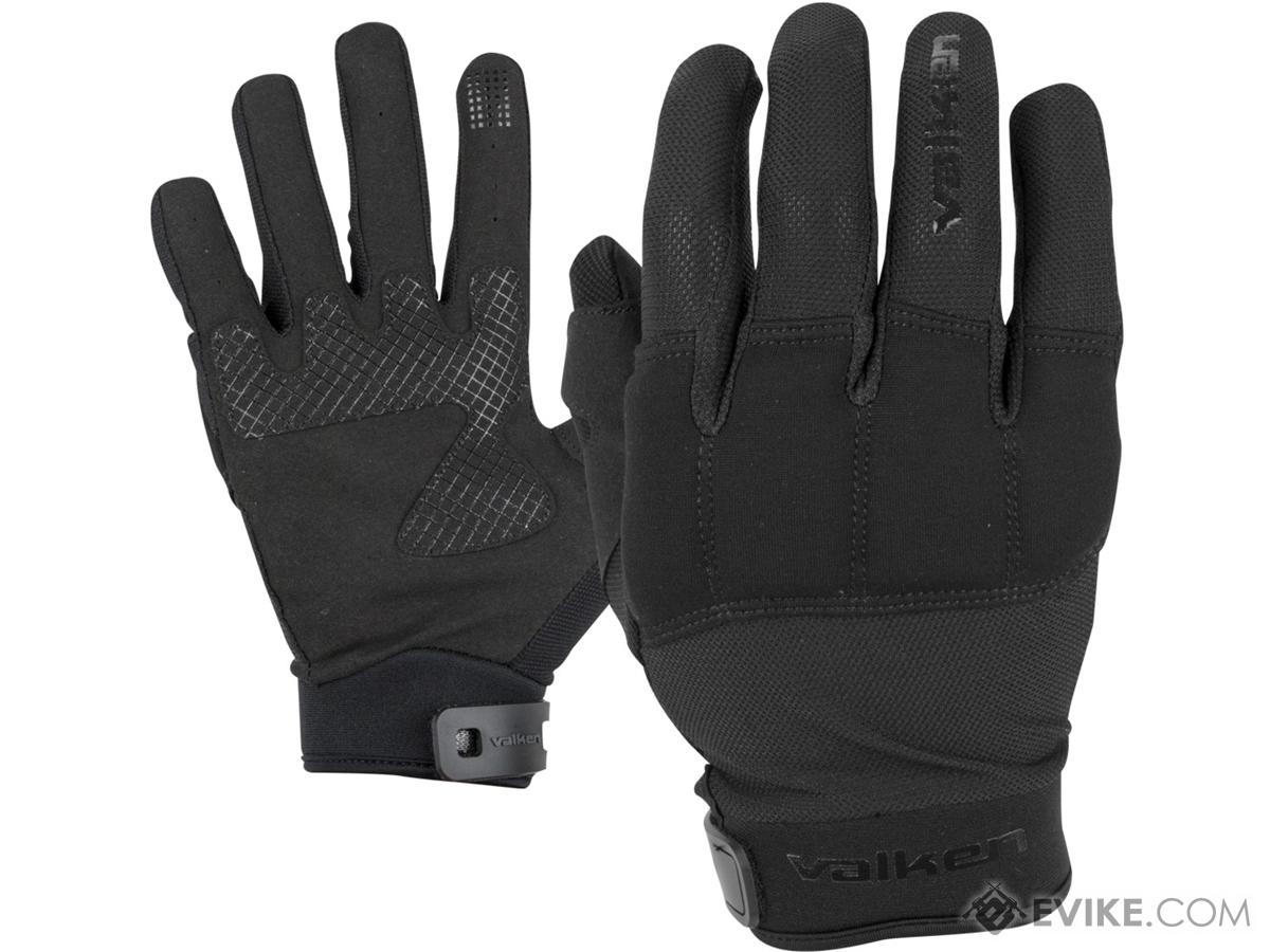 Kilo Tactical Lightweight Padded Gloves By Valken (Color: Black / Small ...