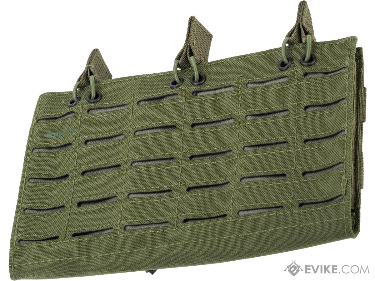 Valken Laser Cut Triple Rifle Magazine Pouch (Color: OD Green)