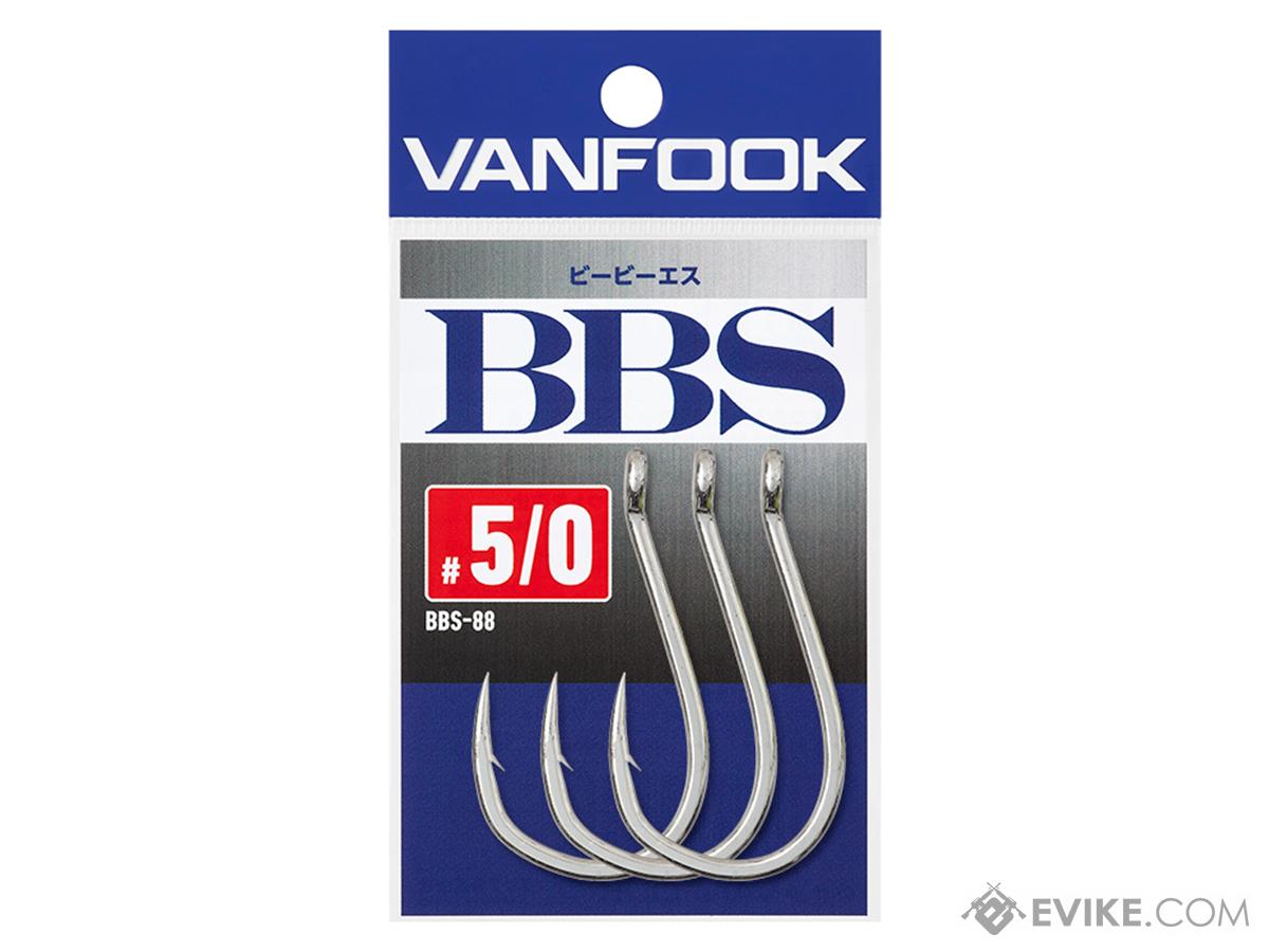 Vanfook Heavy Wire Ringed Eye BBS Series Fishing Hook (Size: #1/0 / 5  Pack), MORE, Fishing, Hooks & Weights -  Airsoft Superstore