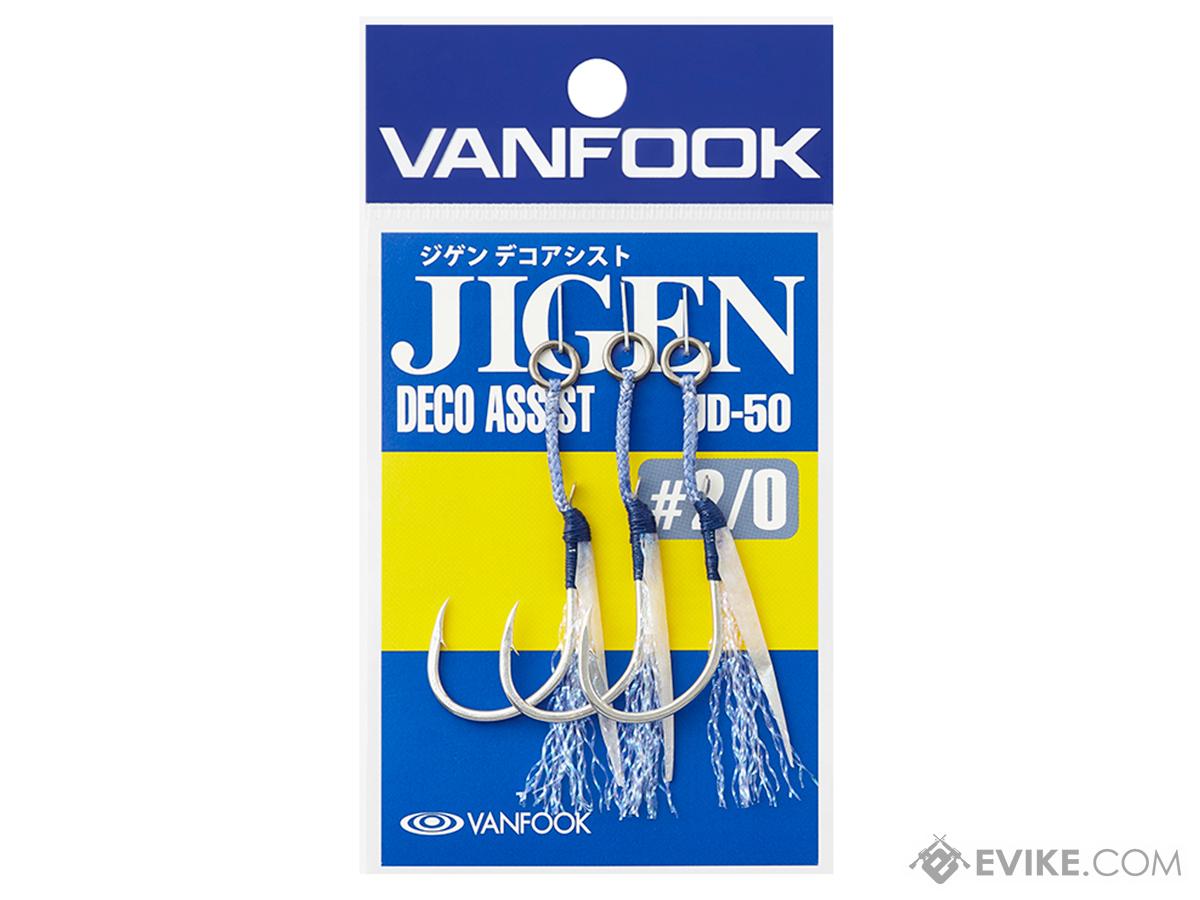 Vanfook Jigen Deco Single Assist Hook (Size: #1/0 / 3 Pack)