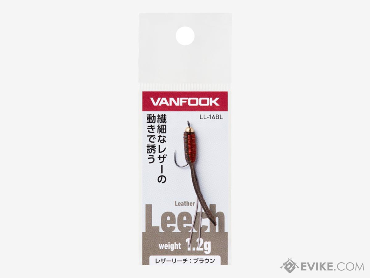 Vanfook Leather Leech Fishing Jig (Color: Brown / 1.2g)