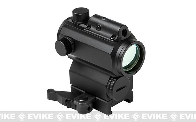 NcStar Compact Red & Blue Dot Scope with Integrated Green Laser - Black