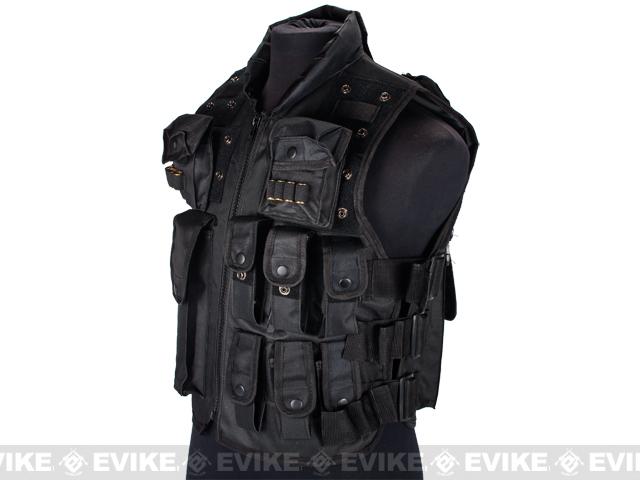 Fire Dragon SWAT Law Enforcement Replica Tactical Vest w/ Patches ...