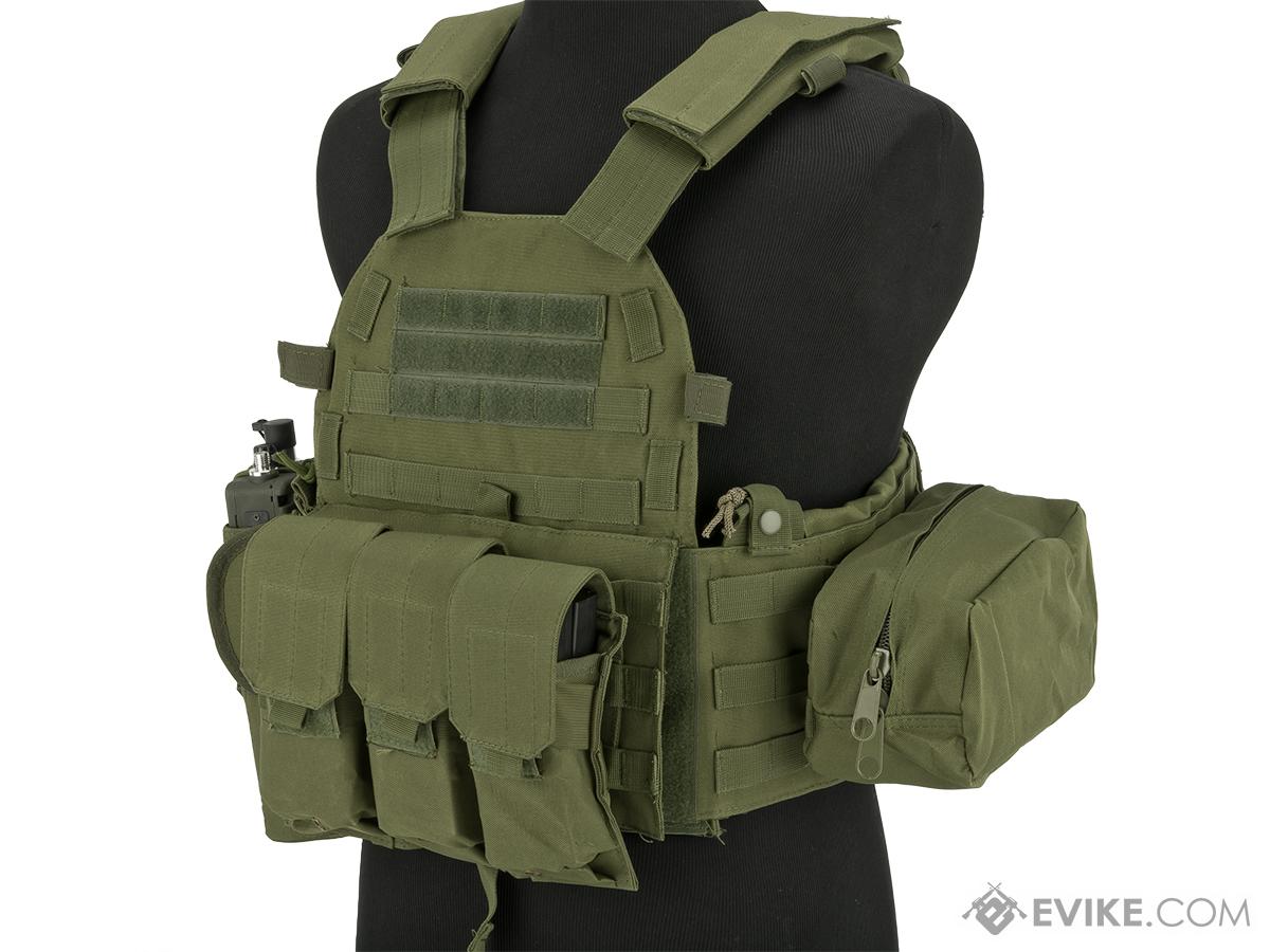 Avengers 6D9T4A Tactical Vest with Magazine and Radio Pouches (Color ...