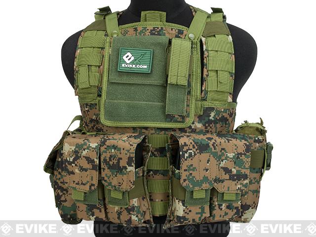 Matrix Special Operations RRV Style Chest Rig (Color: Digital Woodland ...