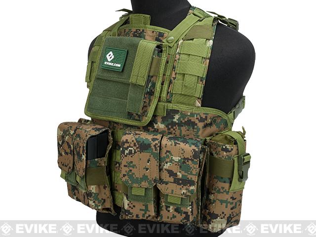 Matrix Special Operations Rrv Style Chest Rig (color: Digital Woodland 