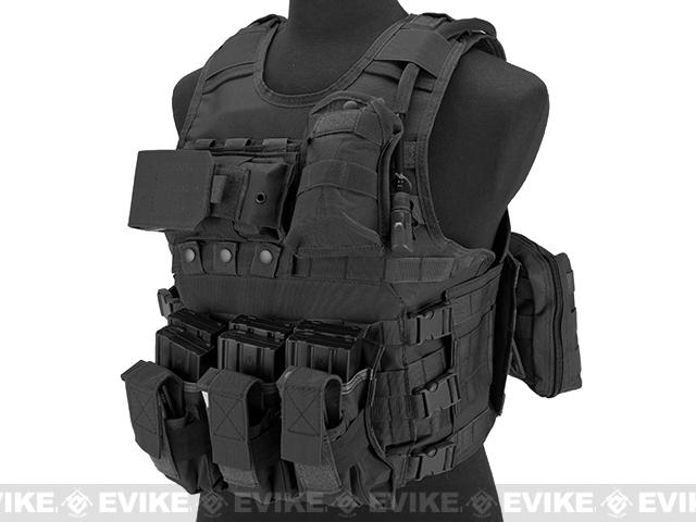 Matrix MEA Tactical Vest with M4 Magazine Pouches and Hydration Bladder ...