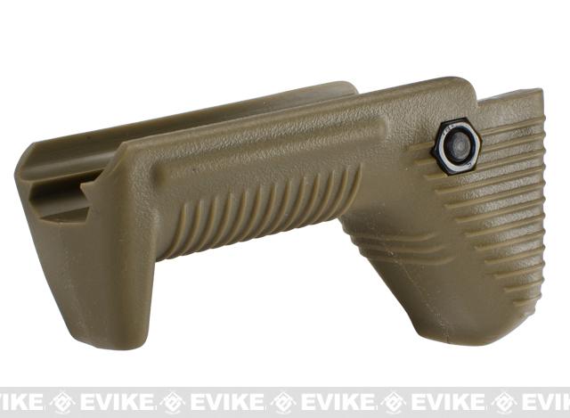 APS Dynamic Hand Stop Polymer Angled Airsoft Foregrip (Color: Dark Earth)