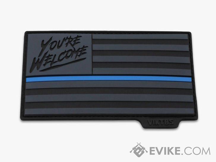 Viktos Grateful Nation PVC Moralpha Patch (Color: Blue Line)