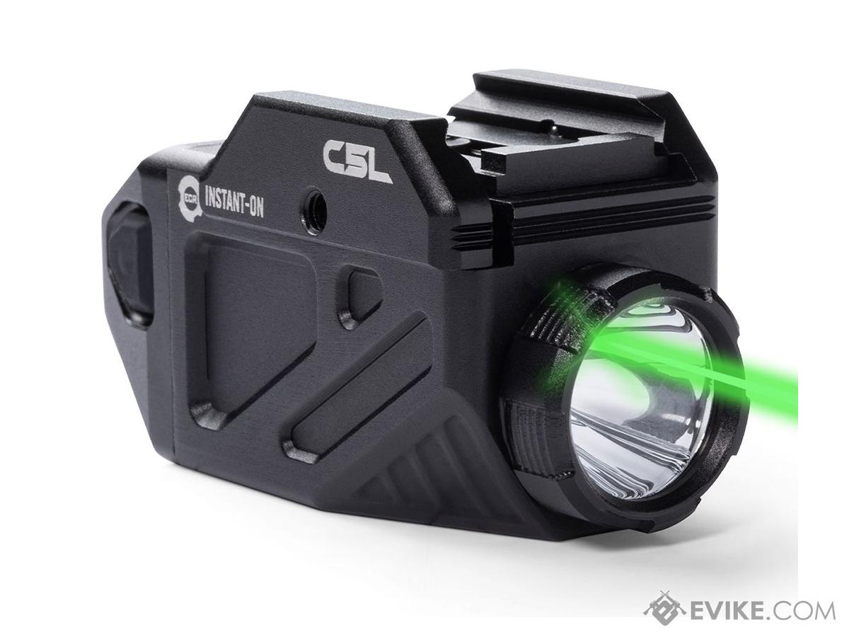 Viridian C5L 655 Lumen Rechargeable Universal Tactical Light and Green Laser w/ SAFECharge (Color: Black)