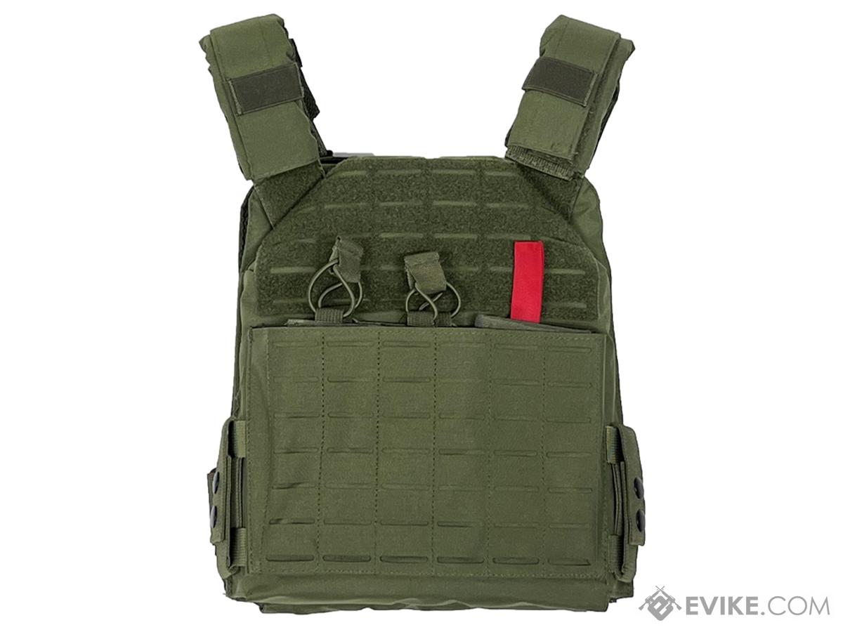 VISM by NcSTAR Laser Cut Plate Carrier (Color: Green / 10 x 12)